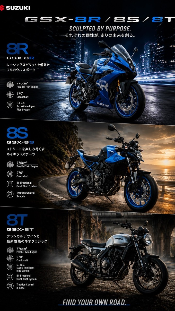 【スズキ/SUZUKI】gsx-8r/gsx-8s/gsx-8t乗り集まれ！